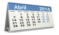 Calendario fiscal abril 2014