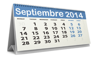 Calendario fiscal septiembre 2014