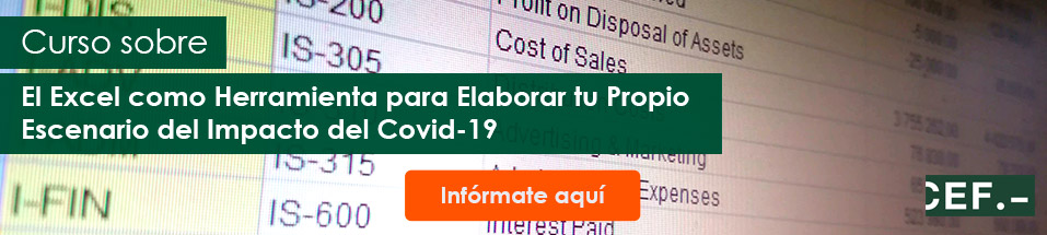 Curso sobre el Excel como Herramienta para Elaborar tu Propio Escenario del Impacto del Covid-19